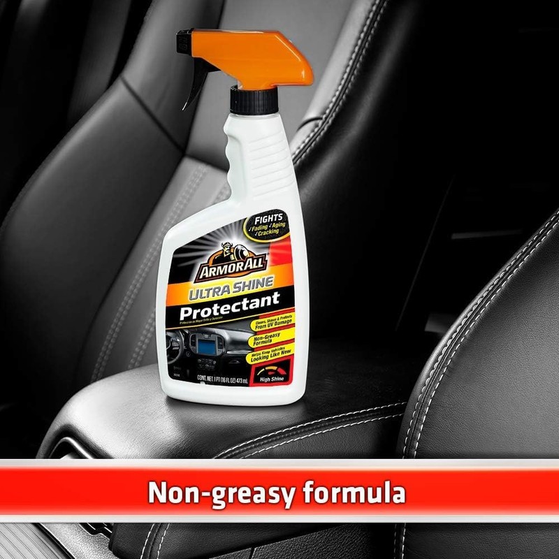 Armor All Ultra Shine Protectant Spray, Car Interior Cleaner Spray