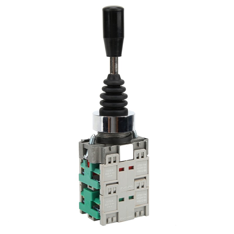 22mm Spring Return Joystick Switch 4 Position Momentary Cross Monolever