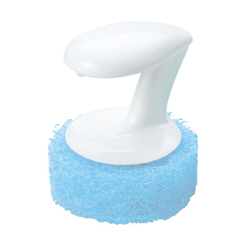Mameita Sponge, White, Blue, Height 2.6 x Width 2.6 x
