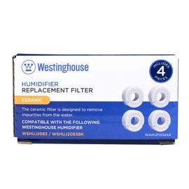Westinghouse Ceramic Ball Filter for Humidifiers - 4 Pack Humidifier Filters, Honeycomb Filtration System for Clean Air - Humidifier Filter Replacement for WSHUJ2083BK/WSHUJ2083