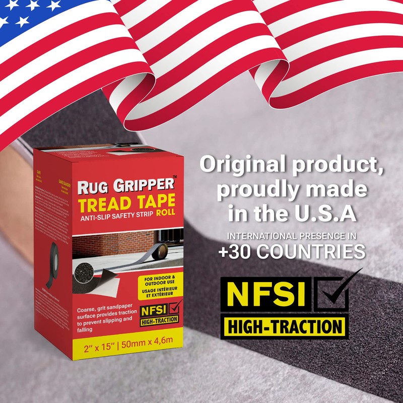 Rug Gripper Tread Tape 2 in x 15 ft
