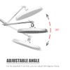 Shower Arm Extension with Lock Joints 11 Inch Adjustable Height