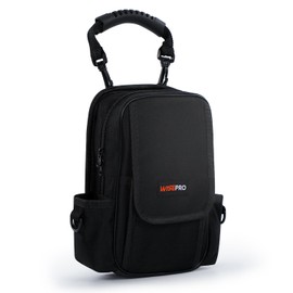 WISEPRO Zippered Tech Tool Pouch, Waterproof 600D Electricians Technician Tool Bag with Handle, Electrician's Tool Pouch for Electrician, Carpenter, Mechanical