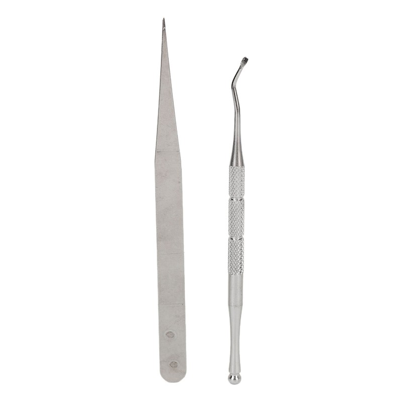 Ingrown Toenail Lifter Set Toenail Patch Sleeves Tweezers Stainless Steel