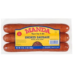 Manda Hot Sausage 1 lb