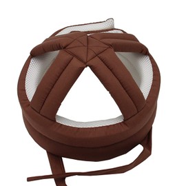 Pupre Holomua Adult Elderly Head Guard, Nursing Care, Rehabilitation, Head Fall Protection, Headgear, Injury Prevention, Helmet, Hat, Cap, mesh brown