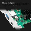 PCIE to USB 3.1 Expansion Card Self Powered 2 Ports