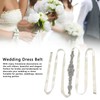 Rhinestone Wedding Dress Belt Elegant Waistbelt Clothes Accessories for Bride