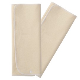 Hemp Prefold Inserts with Snap - 2 Layers - Reusable and Absorbent - 13" x 15" Perfect for Any Diaper- 2 Pack - Nora's Nursery