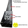 Electriduct Lay Flat Electrical Power Extension Cord Duplex Receptacle Cable