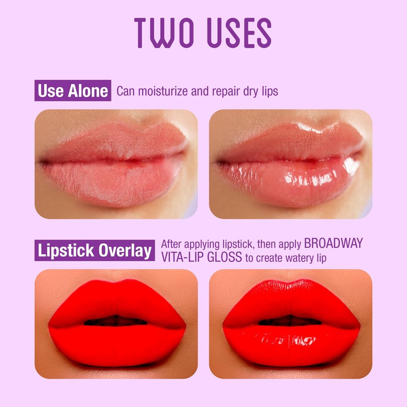 Ruby Kisses Broadway Vita-Lip Clear Lip Gloss (Vitamin E 48