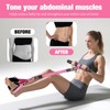 Bbtops Pedal Resistance Band with Handle for Women Men, Pink