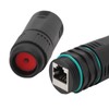 IP68 Waterproof RJ45 Coupler 1000Mbps Female to Female Ethernet Adapter