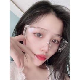 GRSGCO Hay Fever Goggles, Safety Protective Glasses, Lightweight, Transparent, Overglass, Pollen, Bacteria, Splash Infection, Windproof, Anti-Fog, UV Protection, Dustproof Goggles, For Work