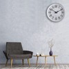 Plumeet Night Light Wall Clock 13'' Bedroom Wall Clocks with