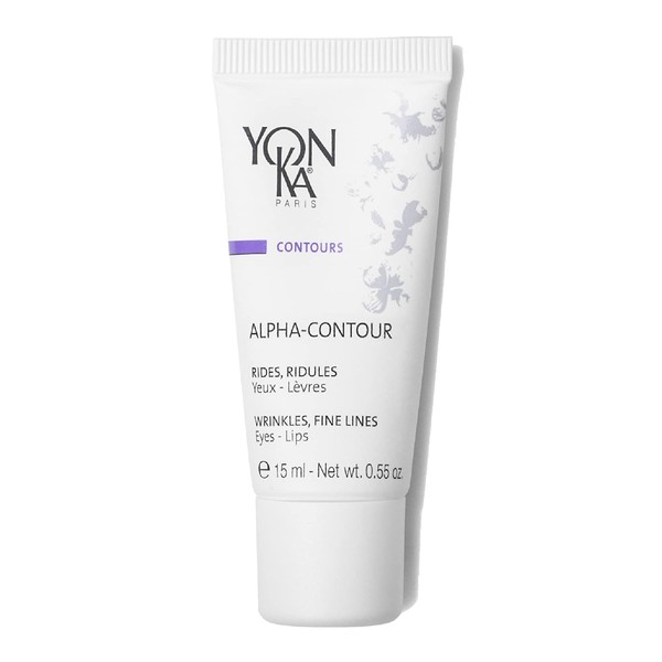 Alpha-Contour Yonka Augen- und Lippencreme 15ml - Regenerierendes Anti-Falten-Gel - Glättet Falten und Fältchen sichtbar - Dermatologisch getestet, 96% natürliche Inhaltsstoffe!