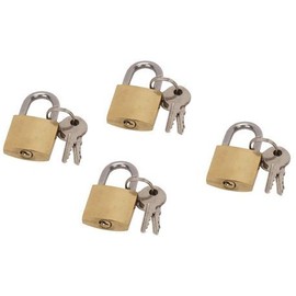 4 Piece Travel Padlock Set