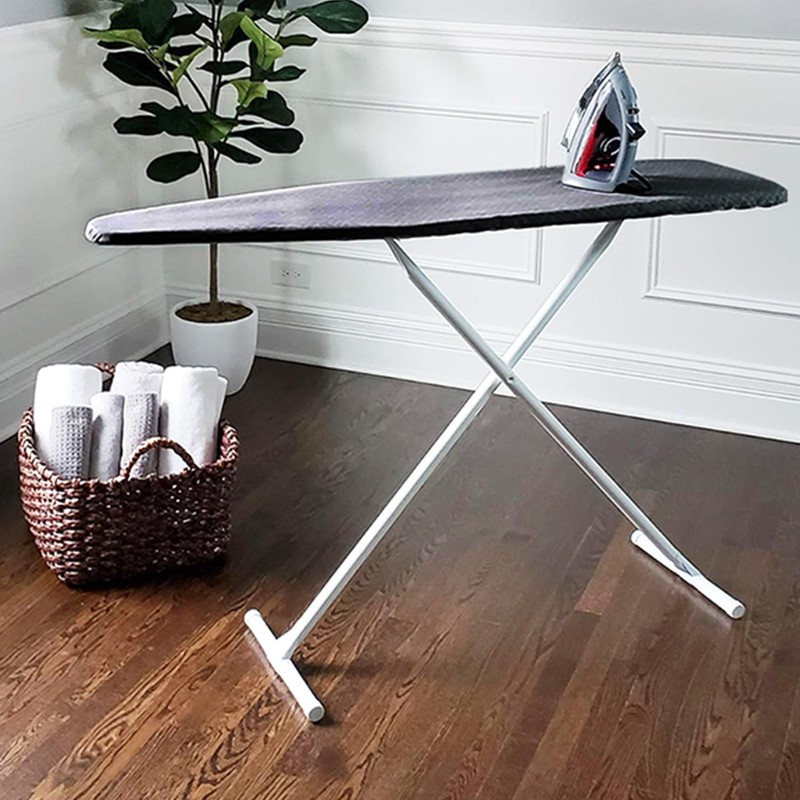 Homz T-Leg Clothes Ironing Board, Portable Compact Foldable Standard Size