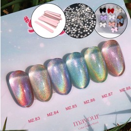 classic nail May Your Sherbet Magnetic Gel Gel Nail + 30 Parts / 메이유어 샤벳 자석젤 젤네일+파츠 30개