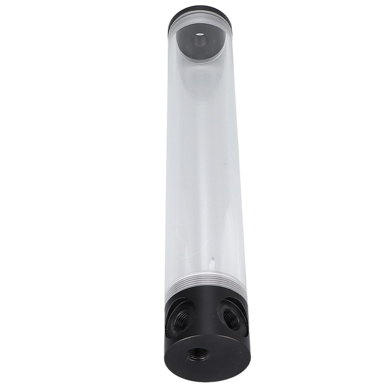 Water Cooling Reservoir 300mm/11.8in Length G1/4in Thread Low Noise Cylindrical