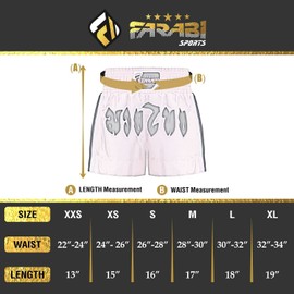 Farabi Sports Muay Thai - Pantalones Cortos de Entrenamiento para Mujer, Color Rosa, para Artes Marciales