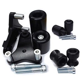 Shogun Suzuki GSXR600 GSXR 600 GSXR750 GSXR 750 2011 To 2023 Black Complete No Cut Frame Slider Kit Includes No Cut Frame Sliders Swing Arm Spools and Bar Ends - 755-5459 - MADE IN THE USA