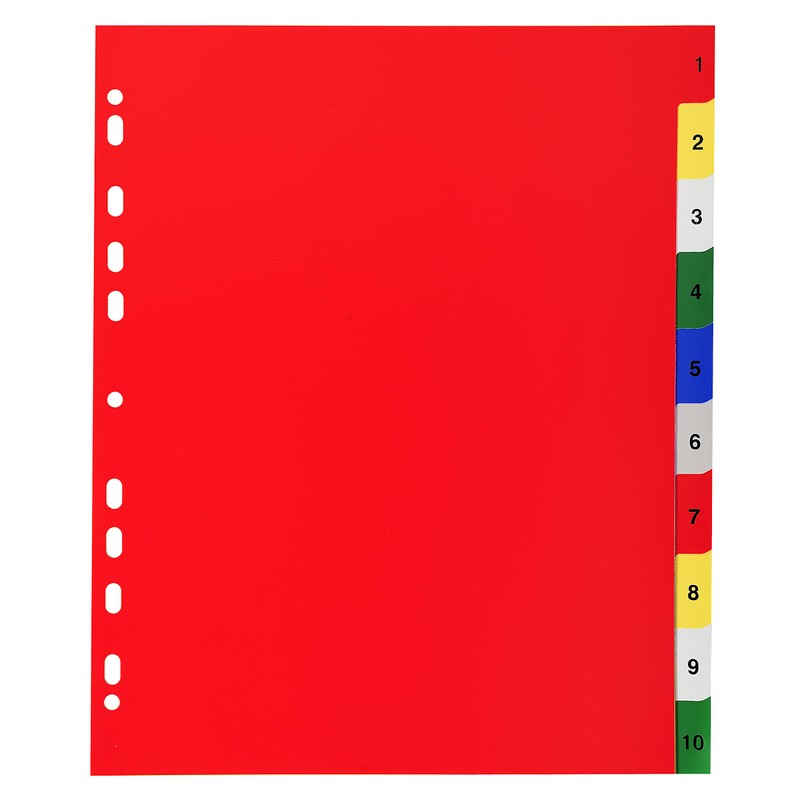 Exacompta - Ref 84E - PP Printed Indices - For