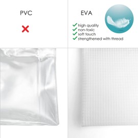 LEVIATAN Set of 12 A5 Zip Bags Travel Bag Transparent Zip Bags Zip Document Bags Waterproof Bag Storage of Stationery Cosmetics