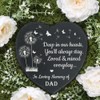 Generic Dad Memorial Slate Stone| Stepping Slate Stone for Loss