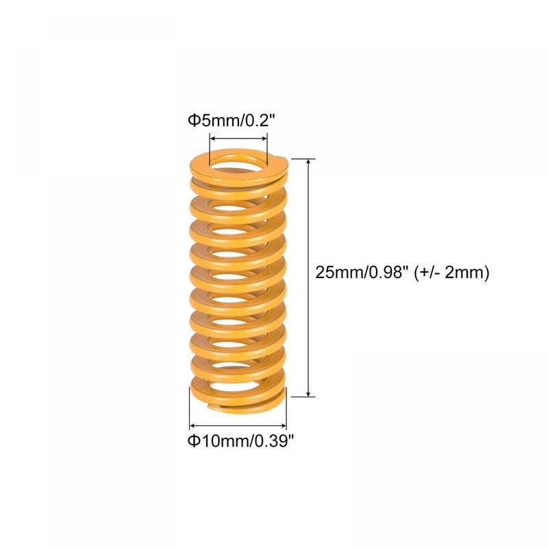 sourcing map Pack of 5 3D Printer Springs, Compression Springs,
