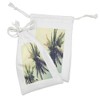 Ambesonne Palm Tree Fabric Pouch Set of 2, Coconut Trees