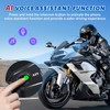 JZAQ Motorcycle Helmet Bluetooth Headset Bluetooth Helmet Speakers & Intercom
