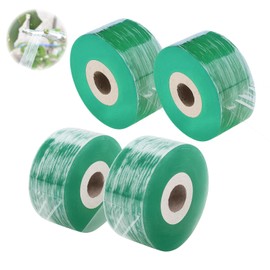 Pack of 4 Grafting Tape, Stretchy and Transparent, Stretchy and Transparent Tape, Biodegradable, Ideal for Plants, Flowers and Fruit Trees, 100 m Length, 2.1 cm Width