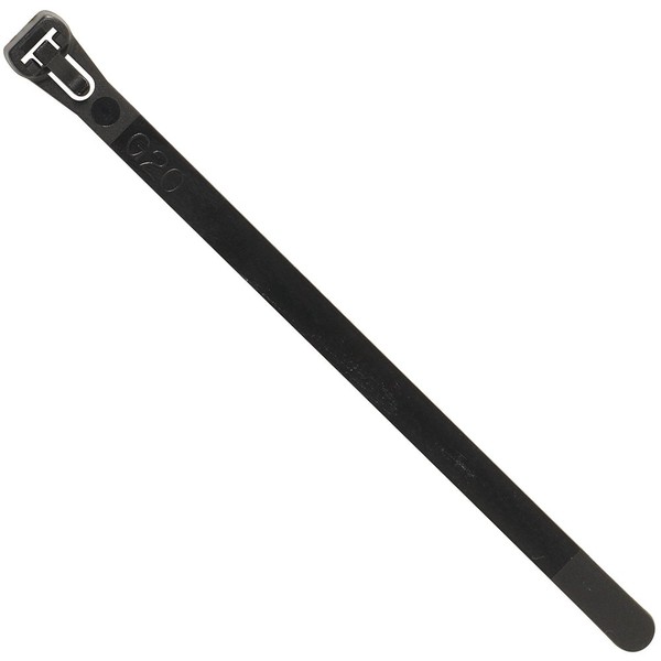 Aviditi Nylon Releasable Cable Tie, 8" L x 19/64" W,