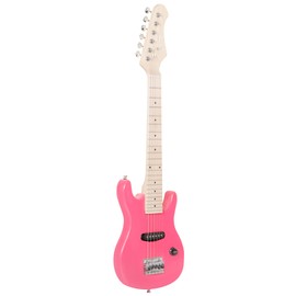 Saicool 30" Beginner Electric Guitar with 5W Amp and Accessories Pack Guitar Bag for Beginners, Pink