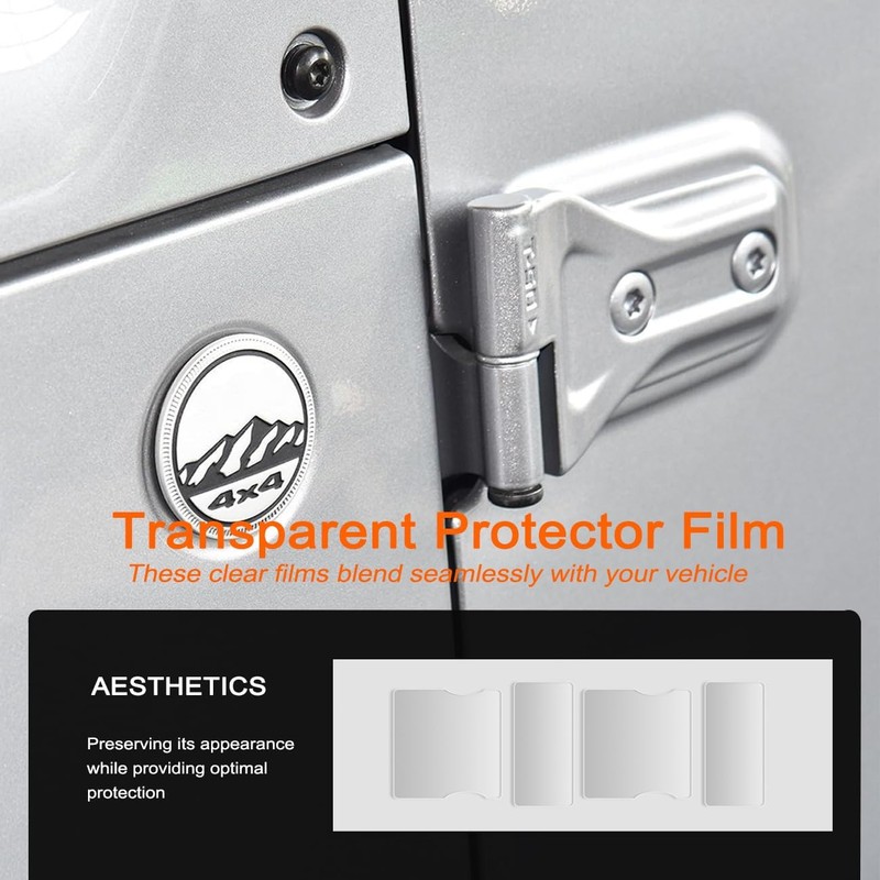 Door Hinge Protection Kit for Jeep Wrangler JL/JLU and JT