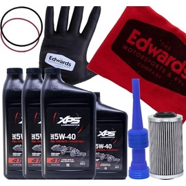 Edwards Full Synthetic Oil Change Kit fits SeaDoo 1500cc or More 4Tec or Ace Engines