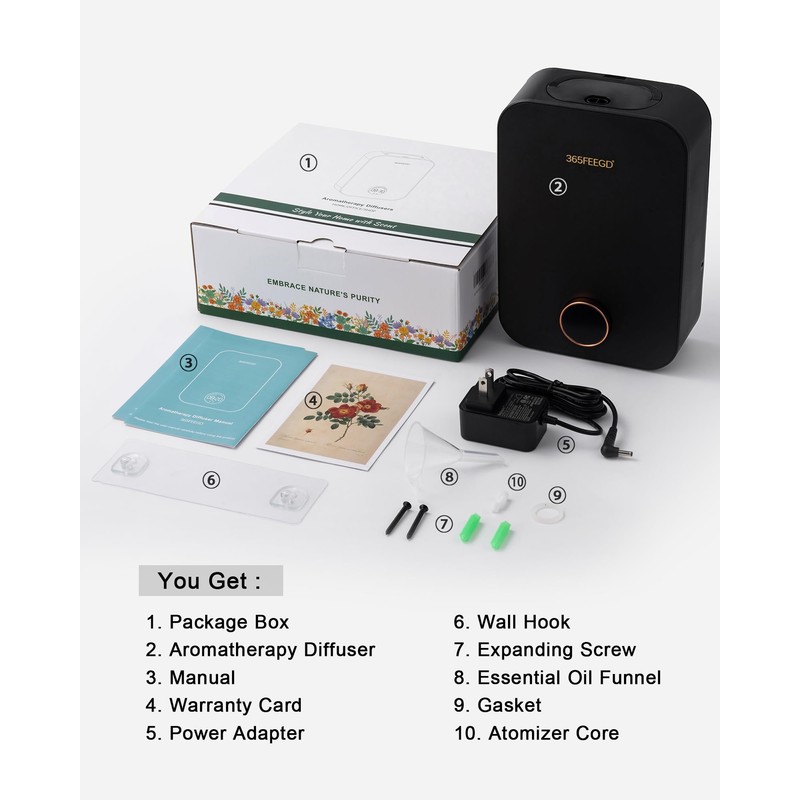 Home Diffuser|150ml Large Capacity Essential Oil Diffuser|Smart Bluetooth Controlled Pure