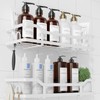 Kitsure Shower Caddy Extra Large - Adhesive Shower Organizer, Stainless