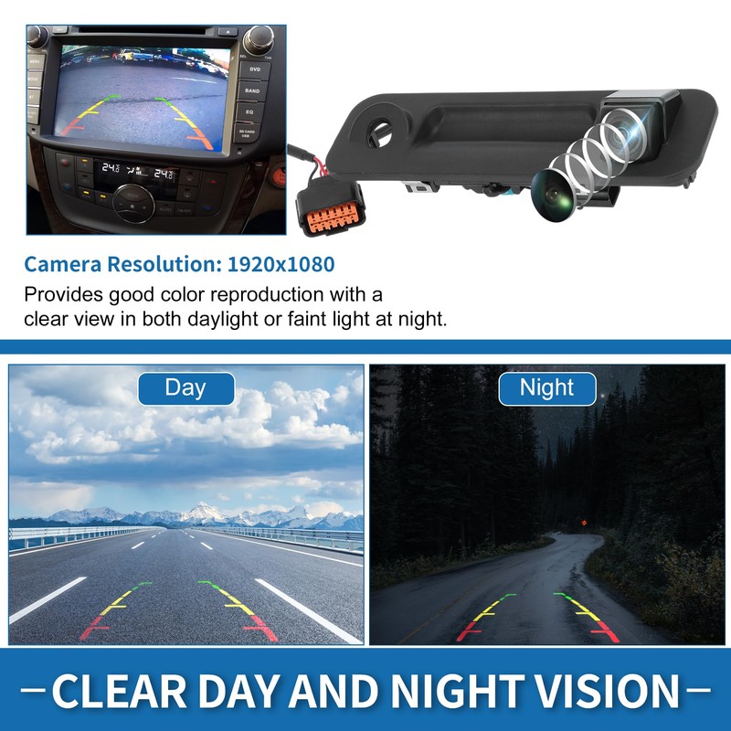 HOPESPANNER Trunk Tailgate Handle Rear View Camera for Hyundai Sonata
