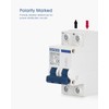 CHTAIXI DC Miniature Circuit Breaker, 2 Pole 1000V 25 Amp