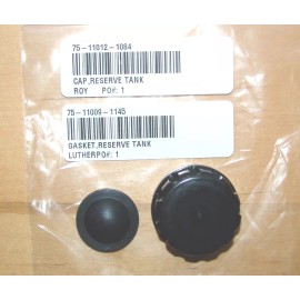 KAWASAKI COOLANT RESERVE RADIATOR TANK CAP + GASKET KLX650