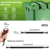 4PCS Trash Can Lid Lock for Animals, Adjustable Garbage Can