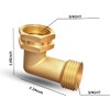 Garden Hose Elbow Connector 90 Degree Brass Hose Elbow Fitting