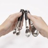 OXO Stainless Steel Measuring Spoon Set, Silver, 4-Piece