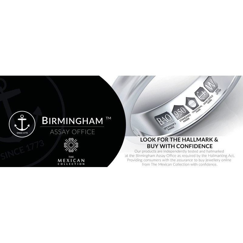 The Mexican Collection Wide Sterling Silver Circle Link Bracelet