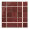 Thicker Dark Red Peel and Stick Backsplash Tiles-10 pcs of