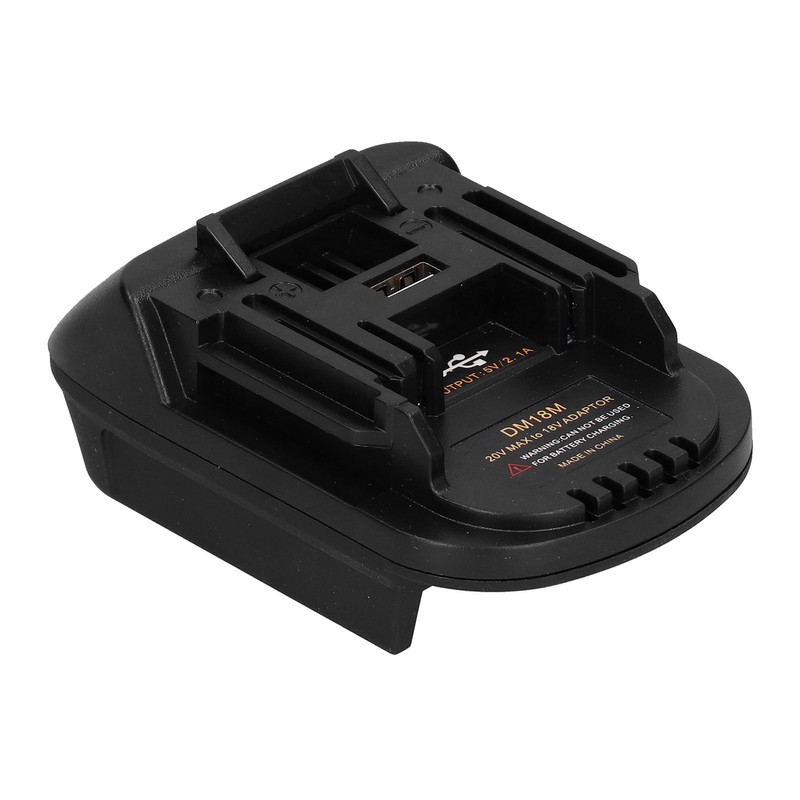 Lithium Battery Adapter Dock Power Connector with USB Charge Interface