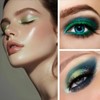 Green Cat Eye Eyeshadow Palette,Green Eyeshadow Palette,Full Matte E-yeshadow P-alette,G-reen