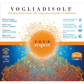 Helan Vogliadisole Respect - After Sun Shampoo & Shower Gel for Body & Hair to Fix & Prolong Tan, Gentle Formula - Body Wash Delicate on Skin & Hair with Sweet Almonds Proteins - Made in Italy, 200 ml